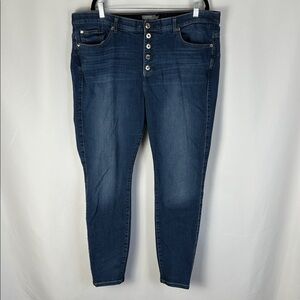 Torrid Bombshell Blue High-Rise Skinny Jeans 22R